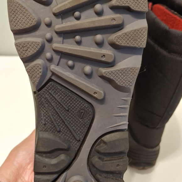 Kamik rocket winter insulated waterproof black snow boots big kid juniors size 7 - Picture 8 of 14
